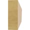 Ekena Millwork 2in. W x 6in. H x 24in. L Moab Woodgrain TimberThane Rafter Tail, Primed Tan RFTUR02X06X24MOARCPR - alternate 5